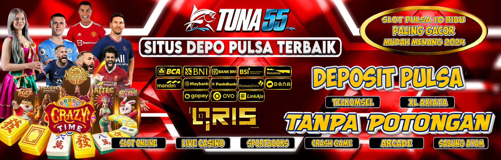 Slot Deposit Pulsa Tanpa Potongan Telkomsel XL Axis - Tuna55